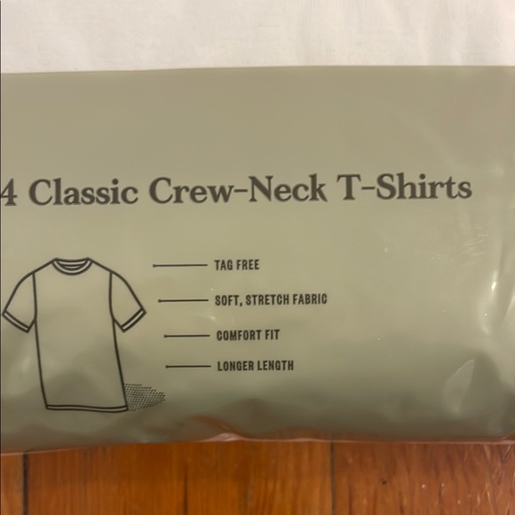 Goodfellow & Co Classic White Crew-Neck T-Shirts - Picture 5 of 6